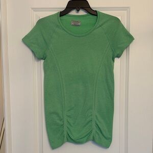 Athlete green top in extra small but fits more like a small/medium